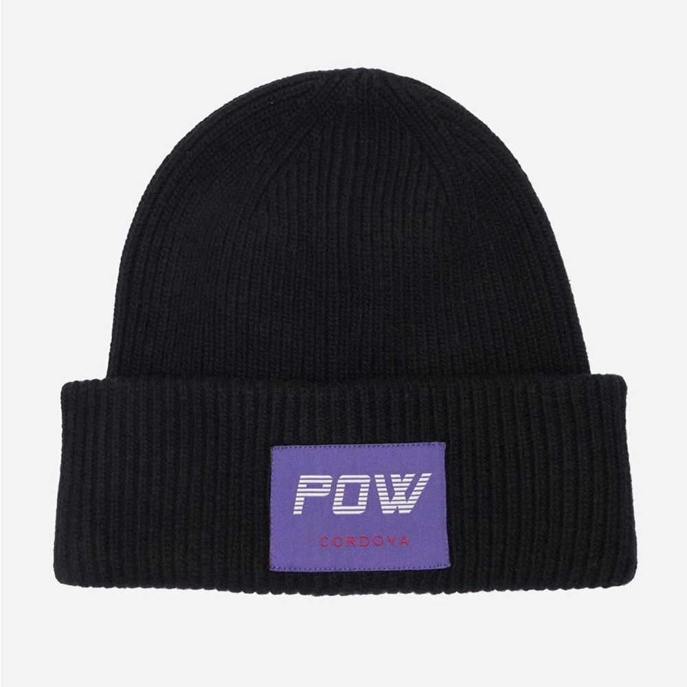NWT Cordova POW beanie in black / onyx